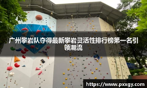 广州攀岩队夺得最新攀岩灵活性排行榜第一名引领潮流
